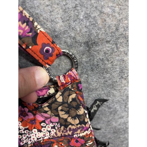 Vera Bradley Rosewood Crossbody Bag Floral Zip Pockets Quilted Lightweight - Picture 11 of 11